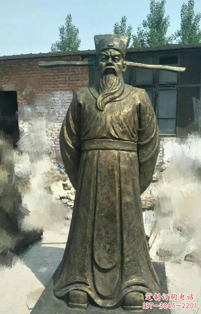 湖州包拯铜雕传承北宋历史精髓