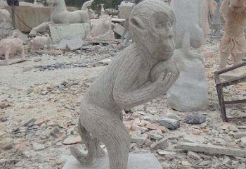 湖州新猴子雕像，传承古老传说
