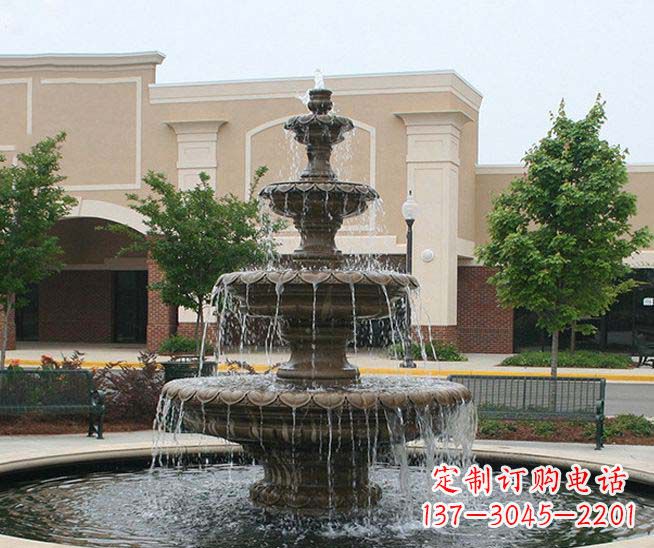 湖州梦幻之舞多层喷泉雕塑