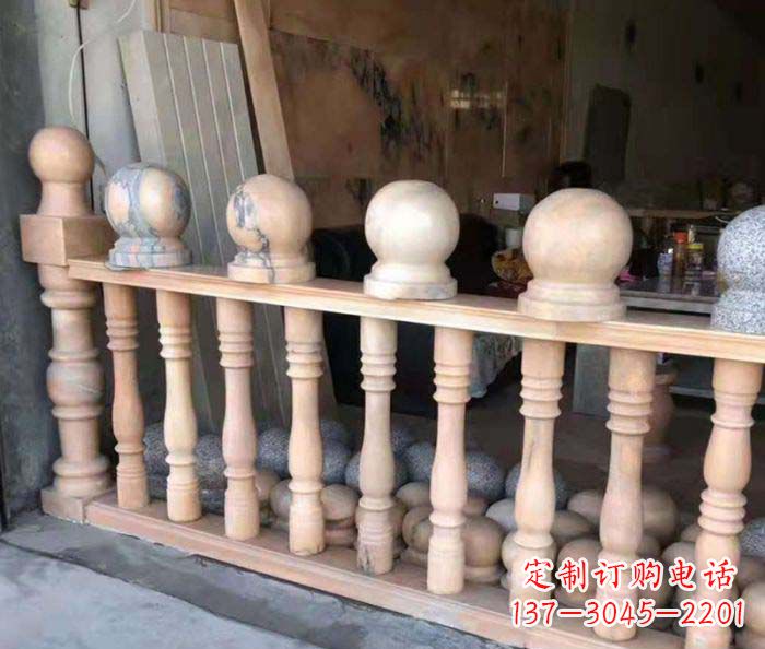 湖州新一代景观晚霞红石栏杆