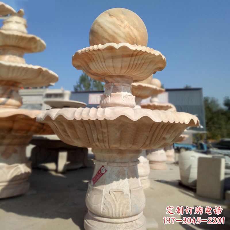 湖州别墅庭院风水球