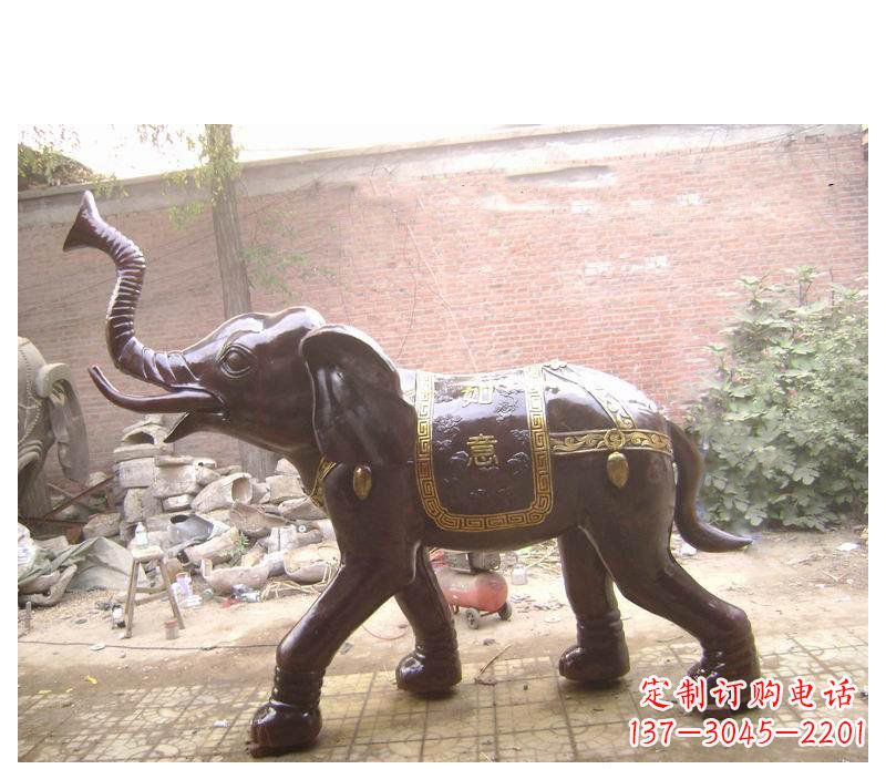湖州玻璃钢大象雕塑