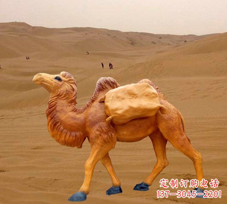 湖州玻璃钢骆驼雕塑