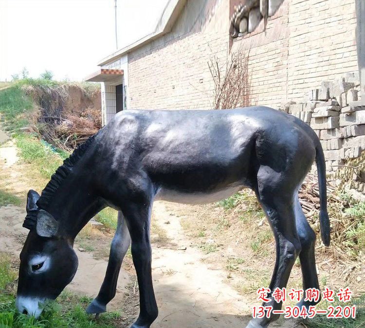 湖州玻璃钢雕刻毛驴,传承传统文化
