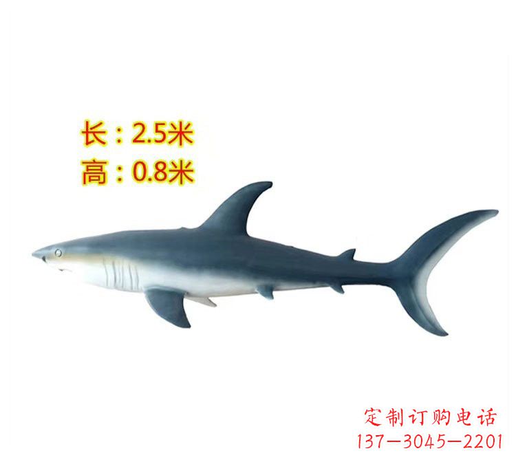 湖州玻璃钢鲨鱼雕塑令人惊叹的艺术精品