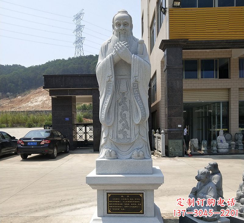 湖州玻璃钢孔子像