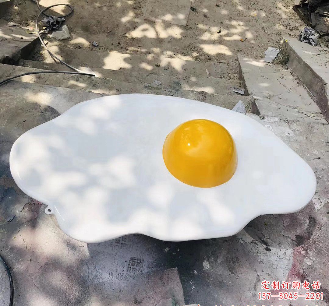 湖州玻璃钢鸡蛋雕塑——精美绝伦