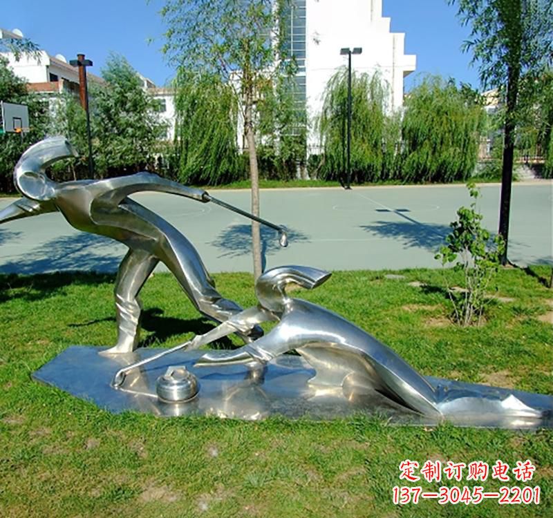 湖州不锈钢冰壶雕塑——一种艺术形式