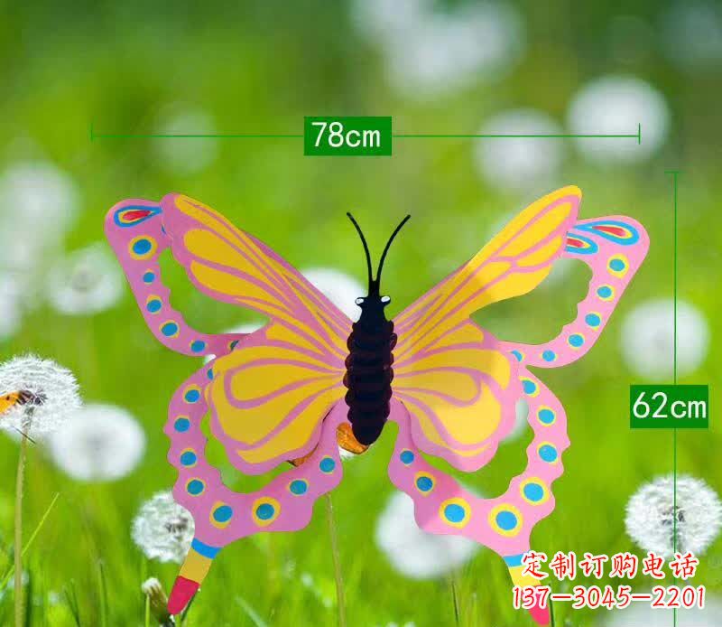 湖州不锈钢蝴蝶雕塑美观耐用的艺术品