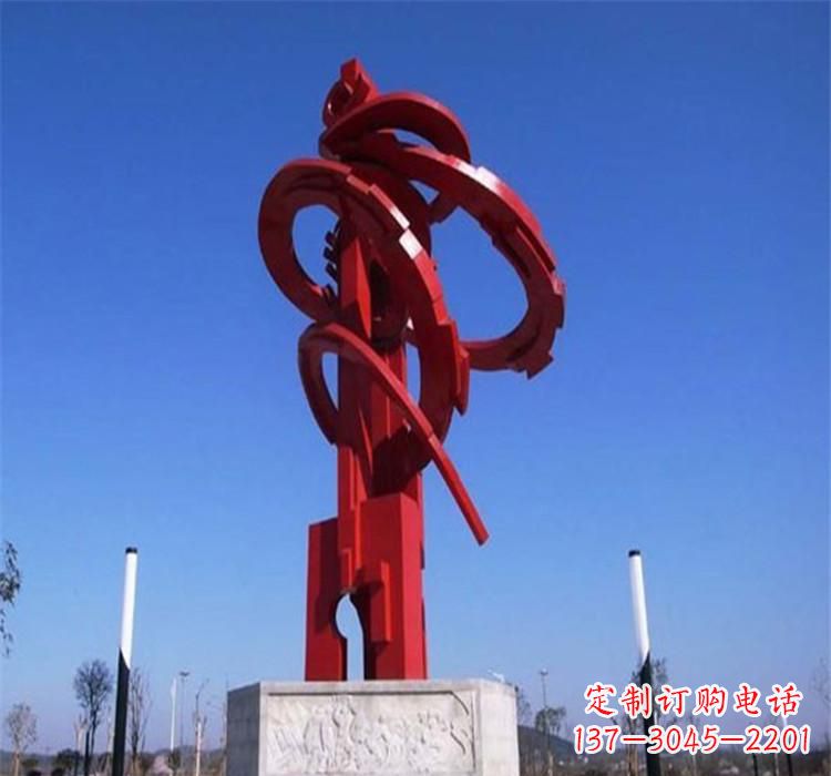 湖州不锈钢齿轮雕塑把技术艺术完美结合