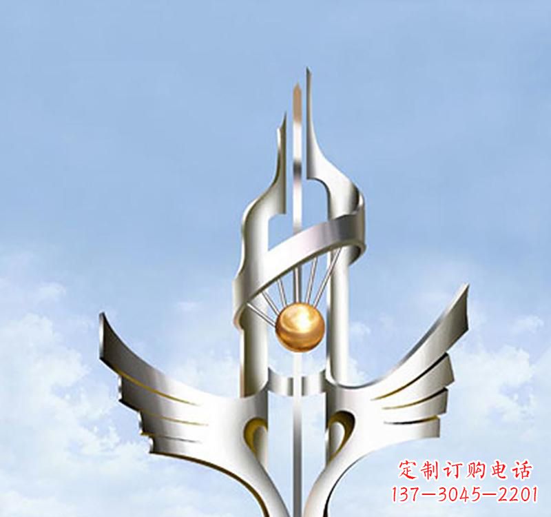 湖州以不锈钢为材料的翅膀雕塑