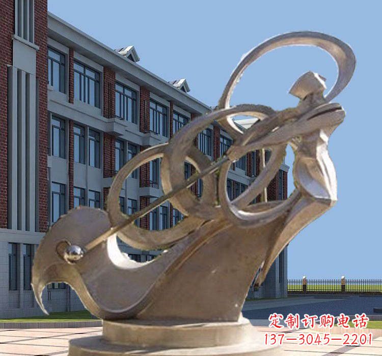 湖州不锈钢制作的高尔夫球雕塑