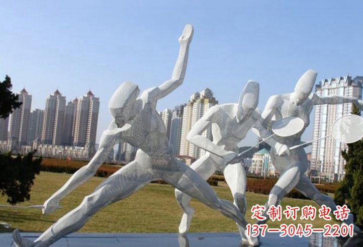 湖州精致不锈钢羽毛球雕塑