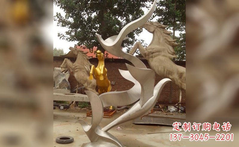 湖州不锈钢大雁雕塑