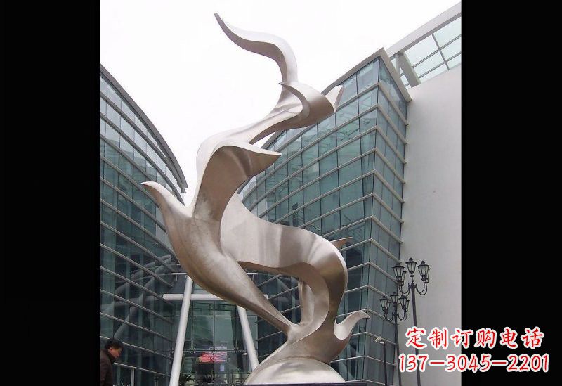 湖州精美的不锈钢大雁雕塑