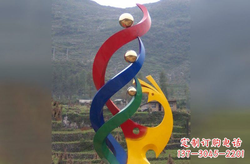 湖州不锈钢凤凰雕塑象征着精致的美