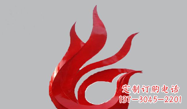 湖州不锈钢凤凰雕塑——传承古代文化之美