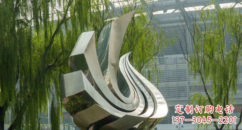 湖州不锈钢凤凰雕塑美丽的象征