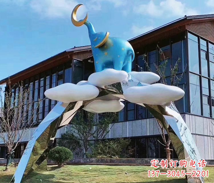 湖州精美不锈钢拱门雕塑