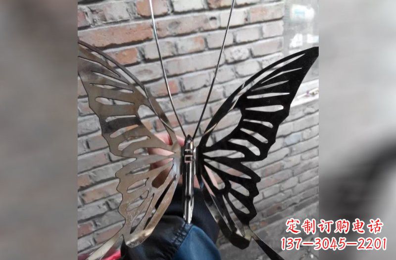 湖州精美不锈钢蝴蝶雕塑