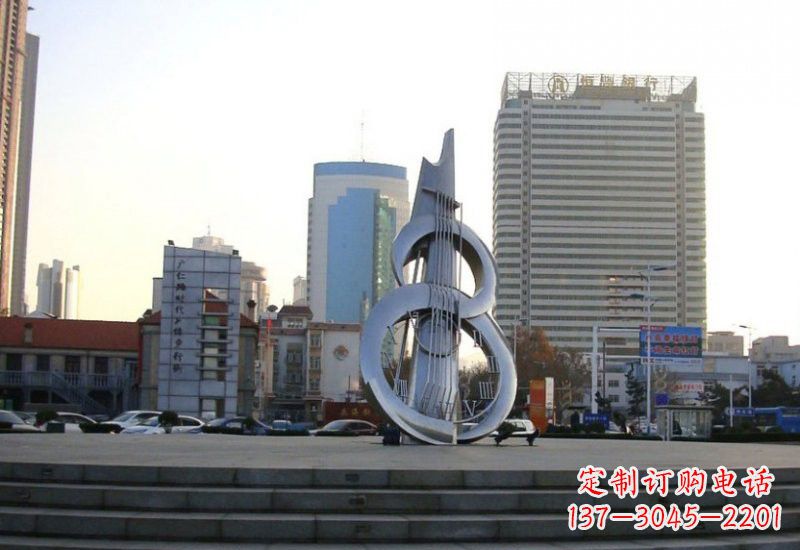 湖州不锈钢吉他雕塑