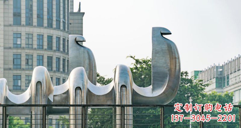 湖州不锈钢骆驼给街边带来美丽
