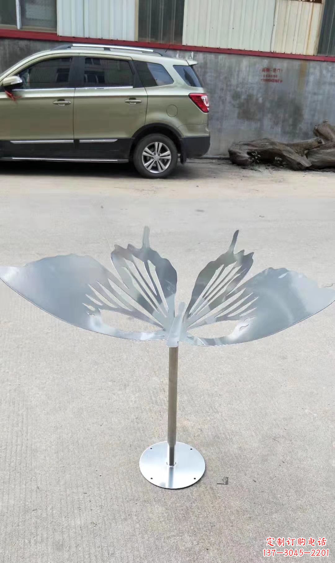 湖州绚丽精美的不锈钢蝴蝶雕塑
