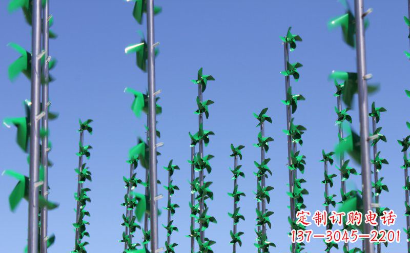 湖州不锈钢风车雕塑灵动而又精致