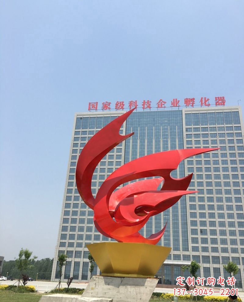 湖州不锈钢凤凰雕塑一种具有传统文化内涵的艺术品