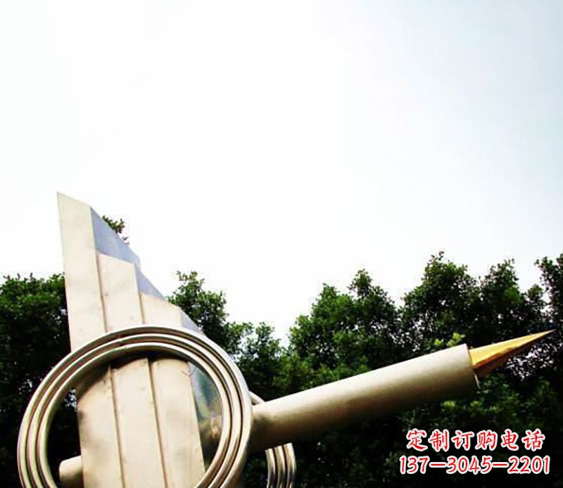 湖州不锈钢钢笔雕塑把简单的钢笔变成艺术品