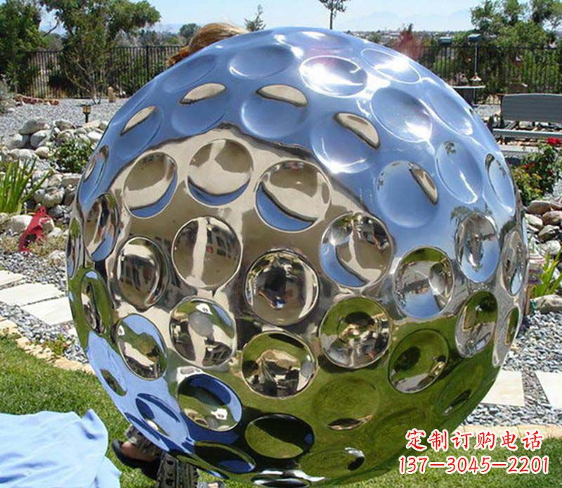 湖州精致的不锈钢高尔夫雕塑