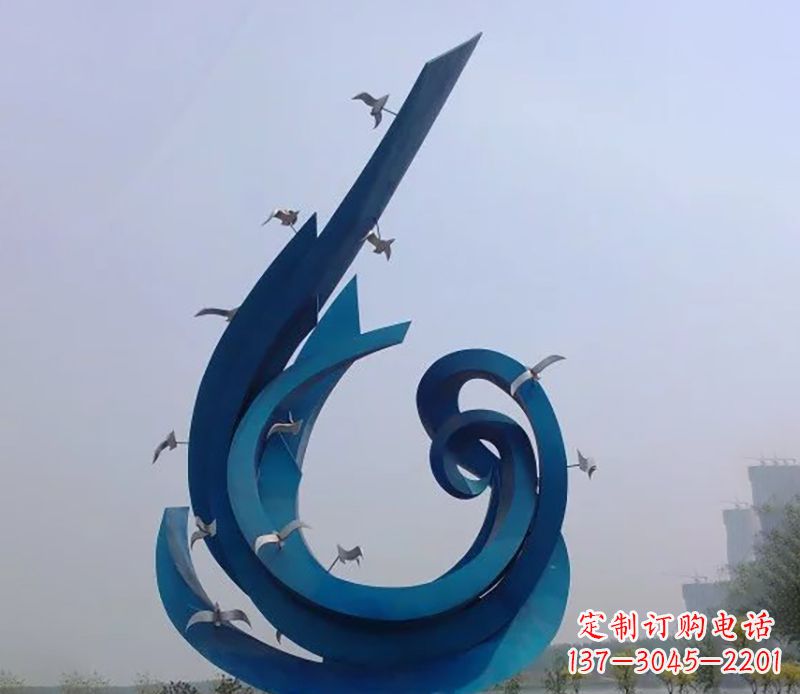 湖州不锈钢鸽子雕塑雕刻着永恒与美丽