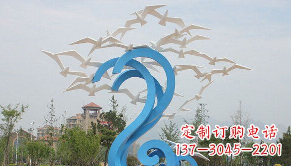 湖州鸽子雕塑不锈钢的象征