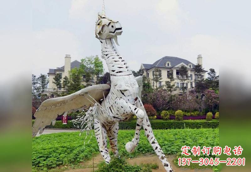 湖州不锈钢独角兽雕塑
