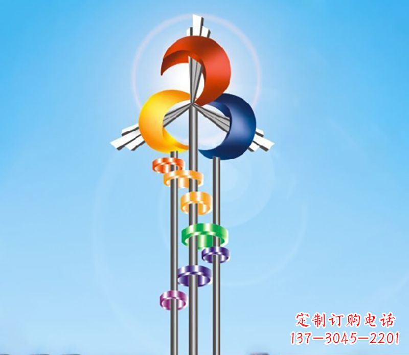 湖州不锈钢风车雕塑精美的艺术之作