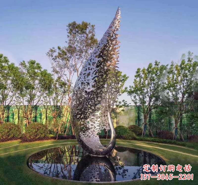 湖州不锈钢凤凰雕塑精美绝伦