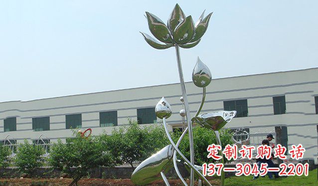 湖州不锈钢荷花雕塑