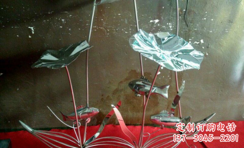 湖州不锈钢荷花雕塑