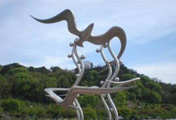 湖州海鸥雕塑传递自然之美