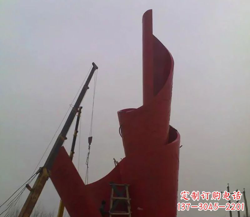 湖州不锈钢火炬雕塑点燃社会进步的火炬