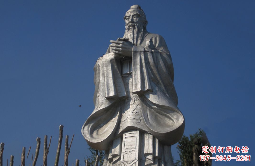 湖州不锈钢孔子人物雕塑——传承中华文化的精神象征