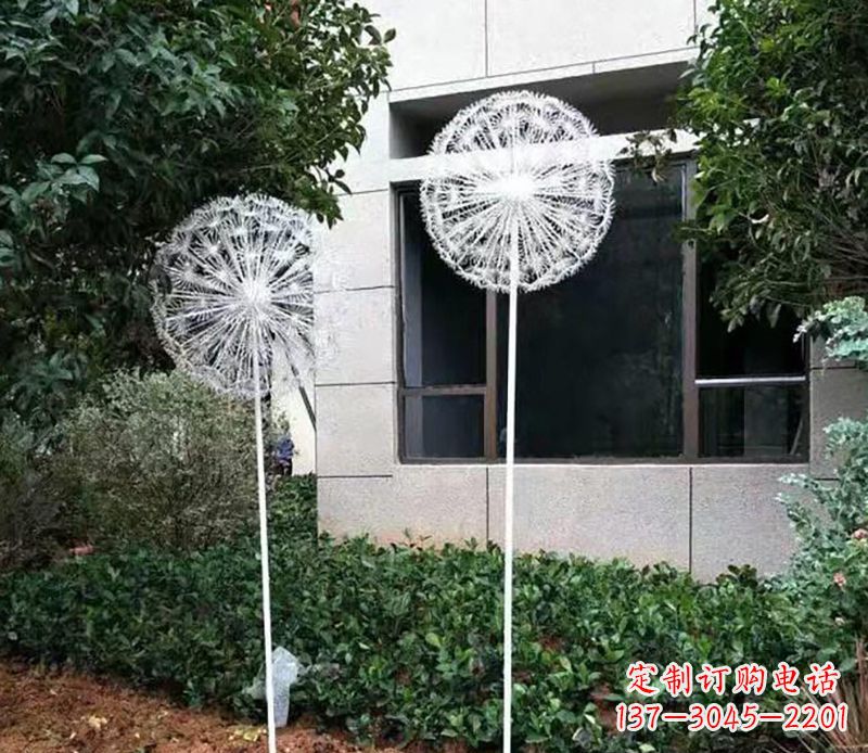 湖州不锈钢蒲公英雕塑绚丽多彩
