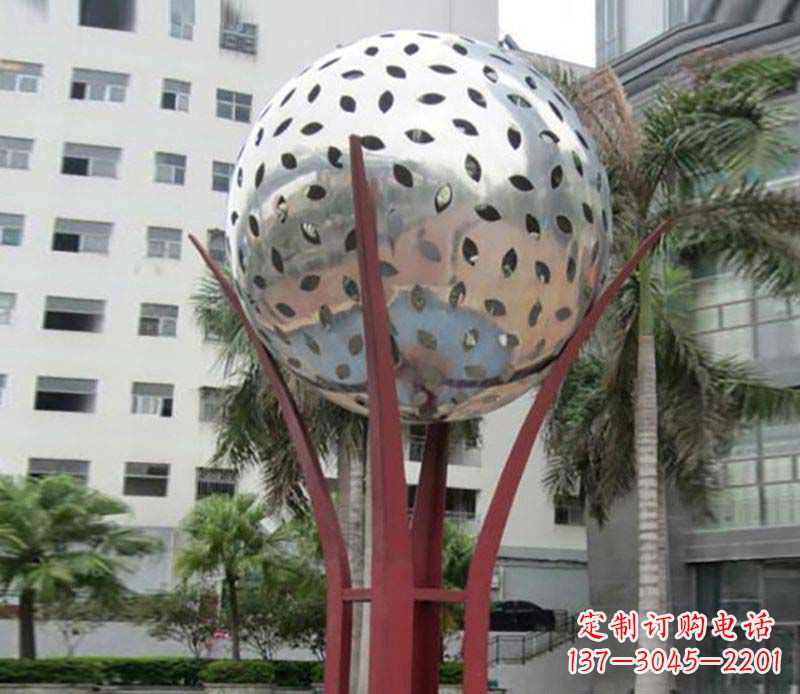 湖州镂空树叶雕塑——给校园景观增添灵动之美