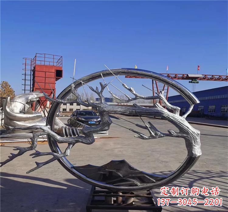 湖州不锈钢树枝雕塑艺术与自然的完美结合