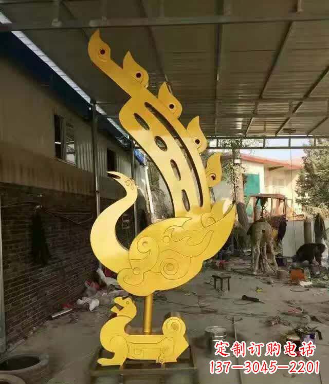 湖州不锈钢铁艺凤凰雕塑