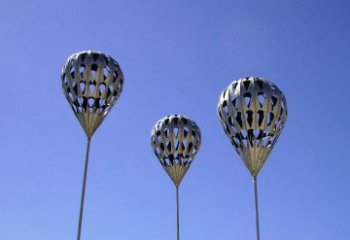 湖州不锈钢气球雕塑把美丽带回大自然