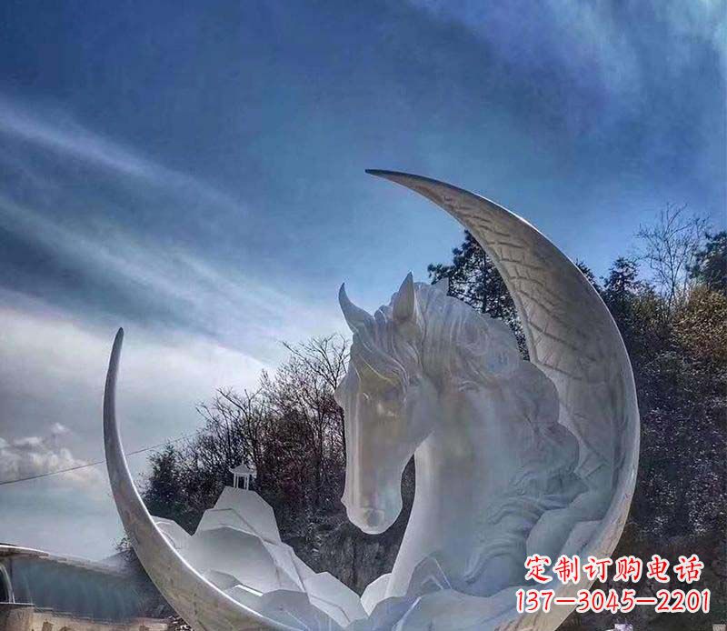 湖州不锈钢月亮雕塑一种独特的艺术品