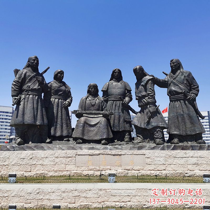 湖州草原母亲——传承爱的雕塑