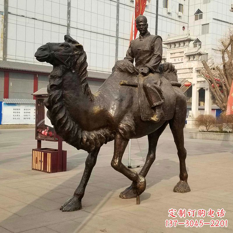湖州骆驼雕塑茶马古道上的精美艺术品