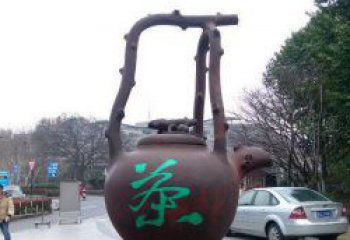 湖州茶壶雕塑——展现艺术精妙